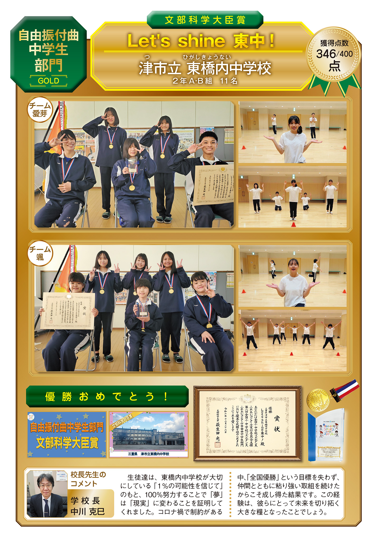 年度 第8回大会 全国小 中学校リズムダンスふれあいコンクール 年度 第8回大会 全国小 中学校リズムダンスふれあいコンクール